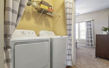 Full-size washer & dryer